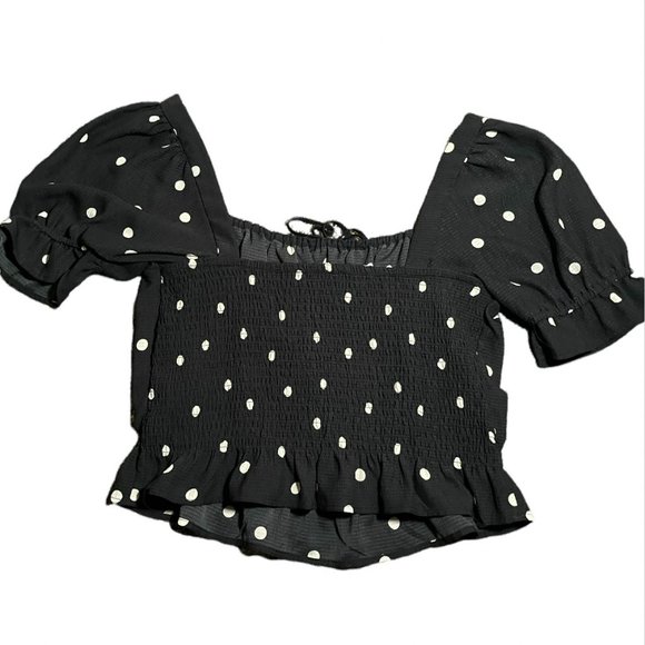 H&M Smocked Square Neck Top - Picture 2 of 3